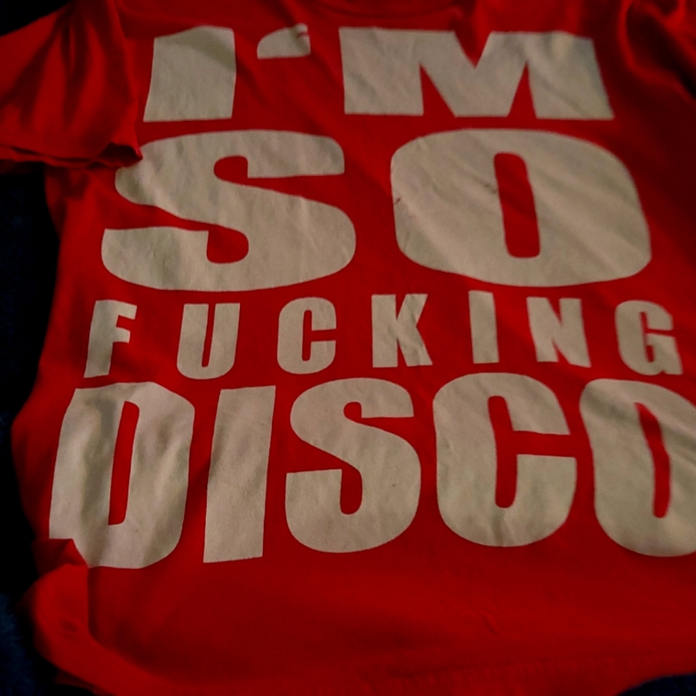 Vintage size M 'I'm So Fucking Disco' Dim Mak T Shirt